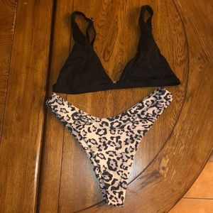 NEW Romwe bikini top & bottom